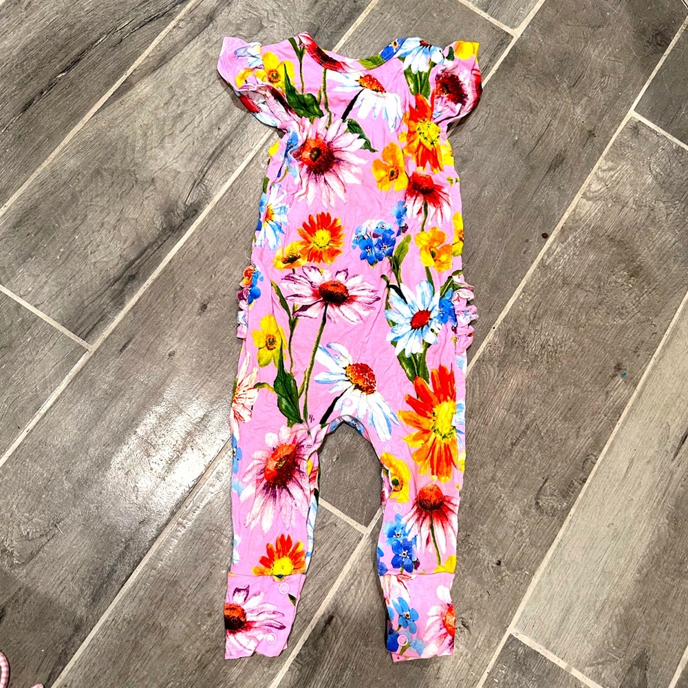 Posh peanut onesie with snap